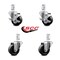 Service Caster 3.5 Inch Phenolic Wheel Swivel 3/4 Inch Square Stem Caster Brakes SCC, 2PK SCC-SQ20S3514-PHS-TLB-34-2-S-2 - alternate 1
